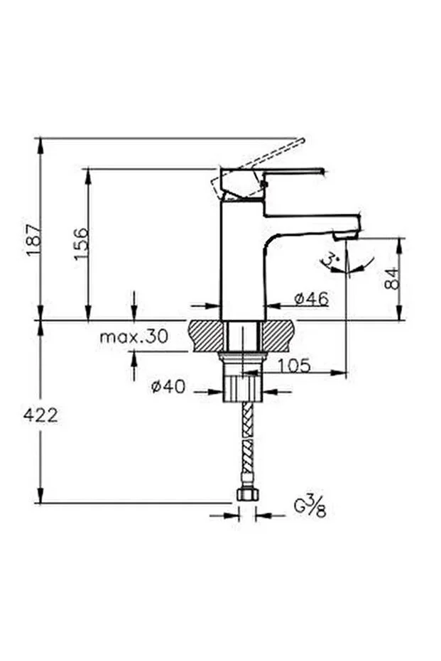 Artema Nora S Lavabo Bataryası A42878